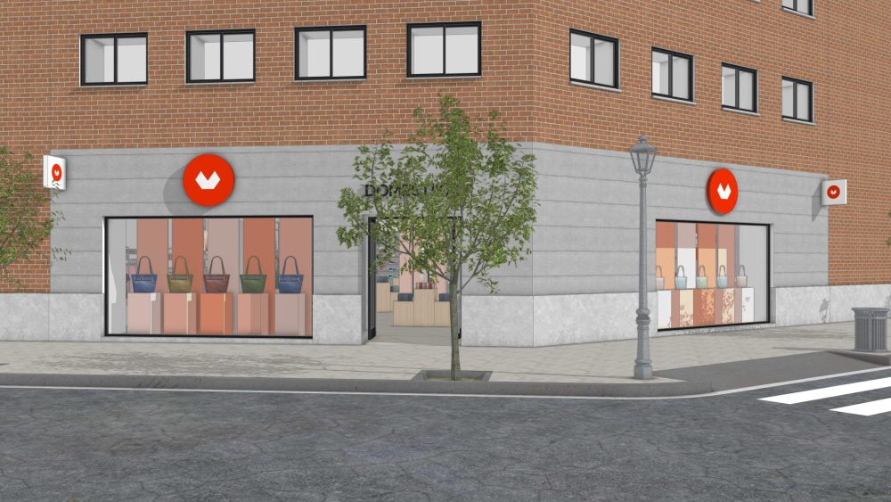 Creación de proyectos de interiorismo con SketchUp. Vista exterior del proyecto final del curso.