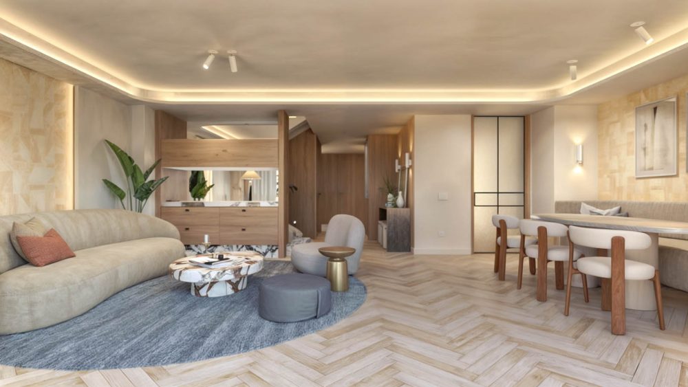 AP3D - Mentoría de proyectos 3D con SketchUp y V-Ray: Render de una sala de estar