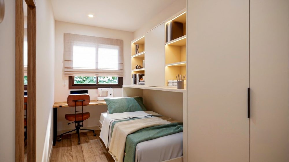 AP3D - Mejorar un render arquitectónico con IA: Modelo 3D realizado en SketchUp y renderizado con IA. 