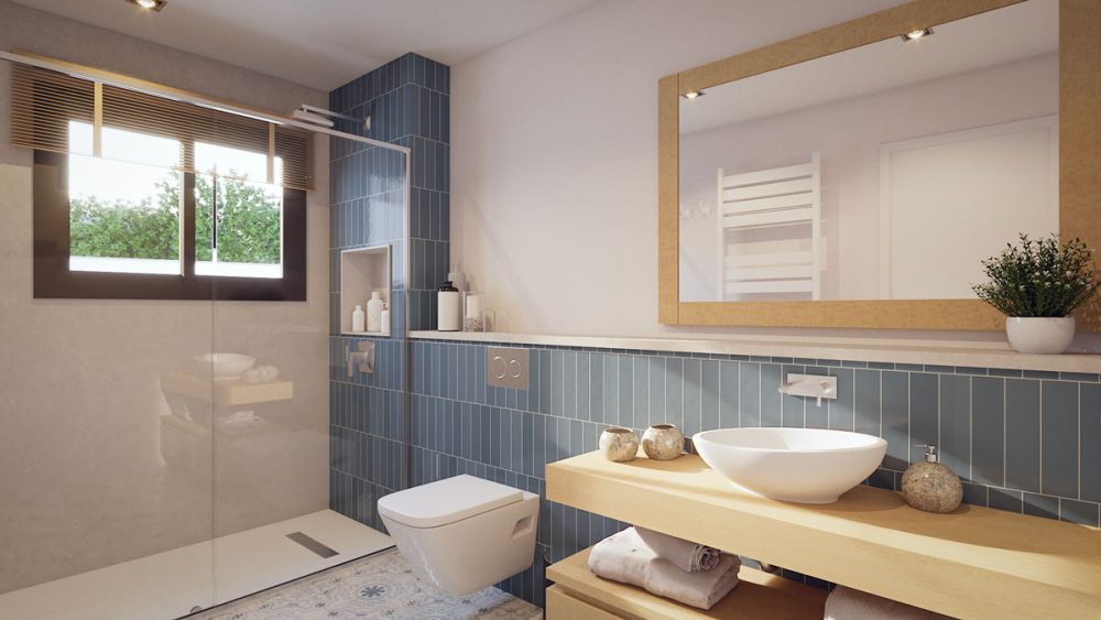 Vivienda unifamiliar MP: Baño 2