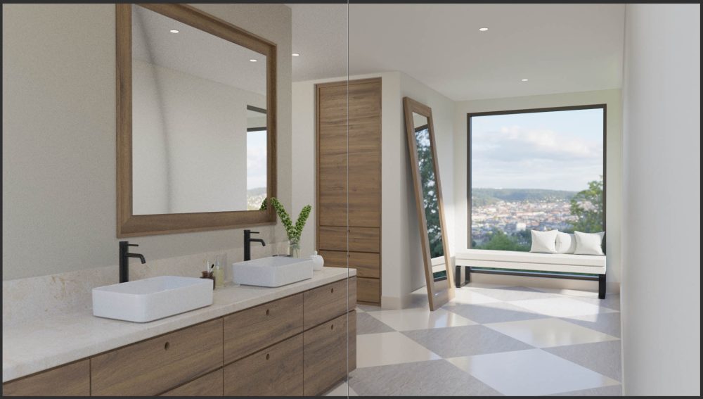 Render sin Denoiser vs. Render con Denoiser