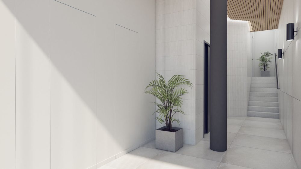 AP3D - Edificio Les Baumes: Recibidor