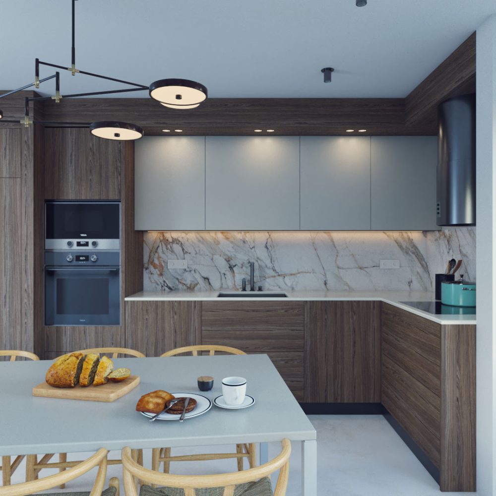 AP3D - Apartamento MA: Cocina