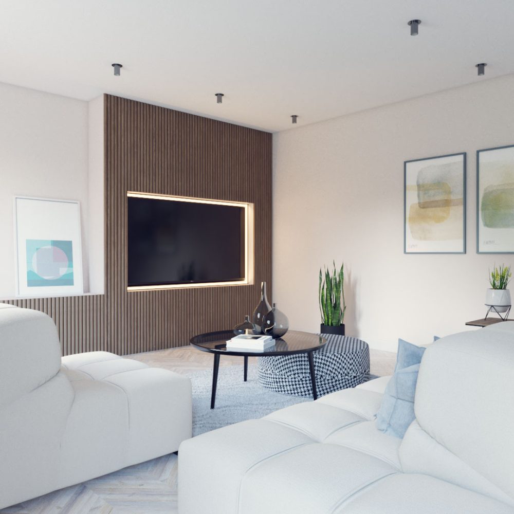 AP3D - Apartamento MA: Salón