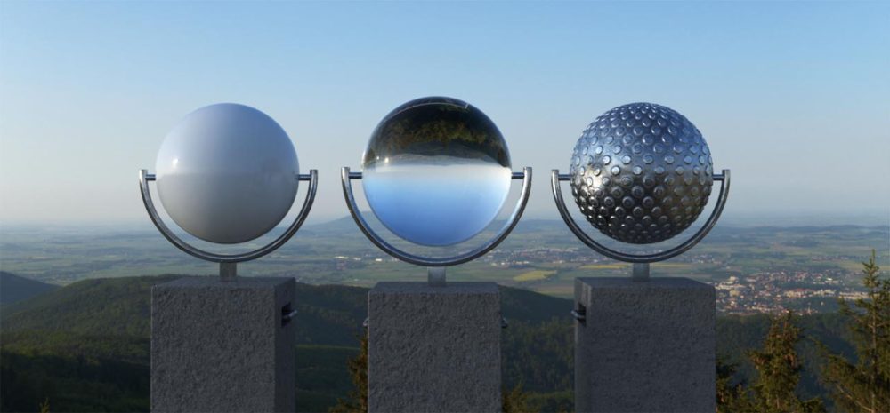 Efectos en los reflejos de los materiales