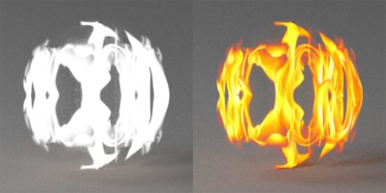 Crear fuego en V-Ray para SketchUp: brillo del material