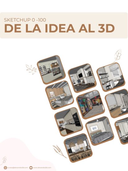 SketchUp de 0-100 - De la Idea al 3D: curso online de SketchUp para principiantes
