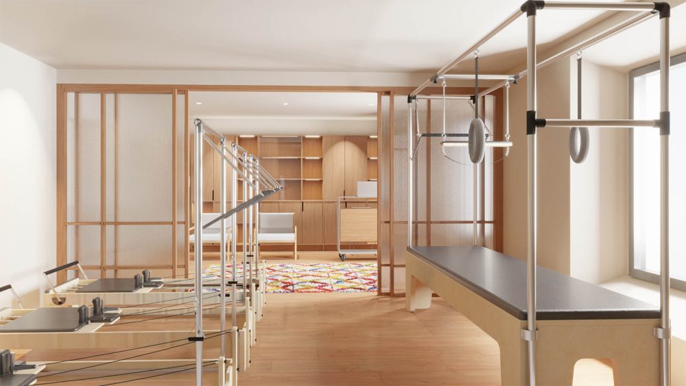 AP3D - Render del proyecto de interiorismo de un centro de Yoga