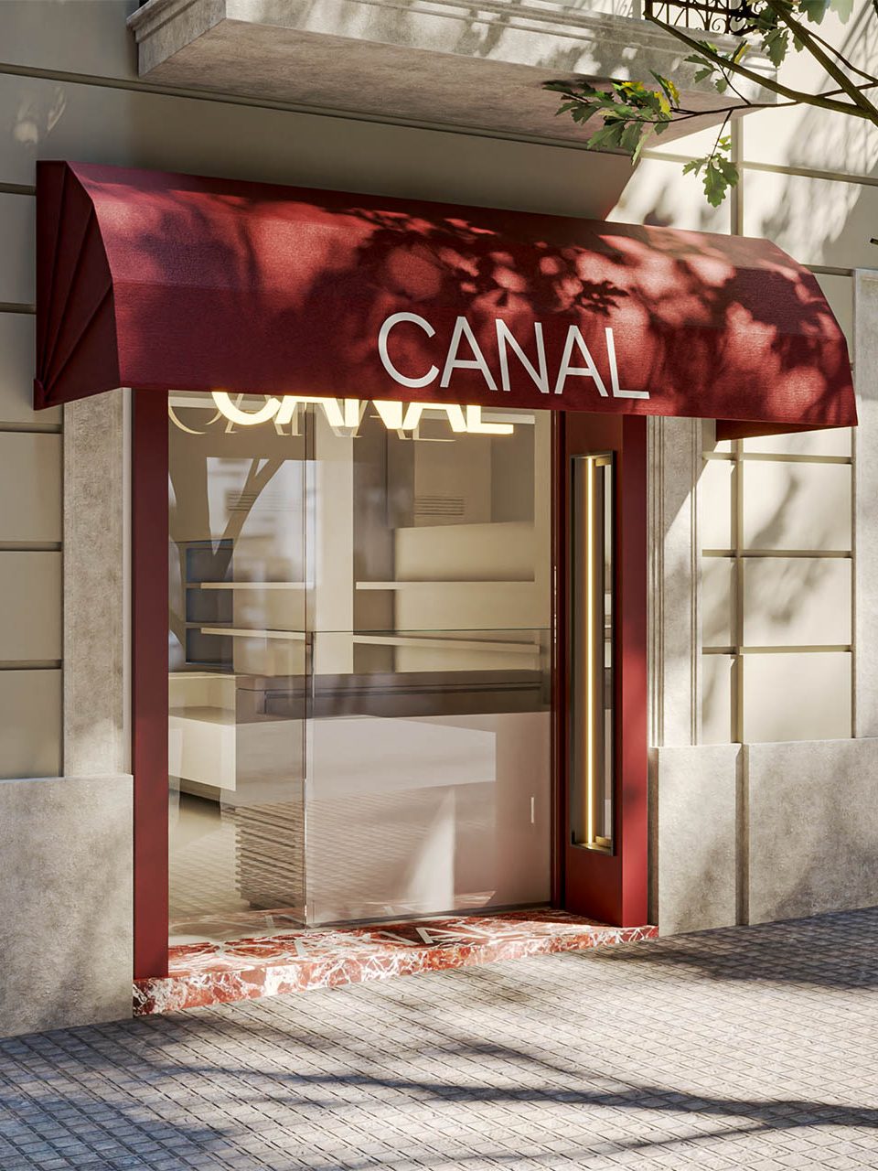 AP3D - Presentación profesional de proyectos con SketchUp y V-Ray: Render exterior de una panadería 