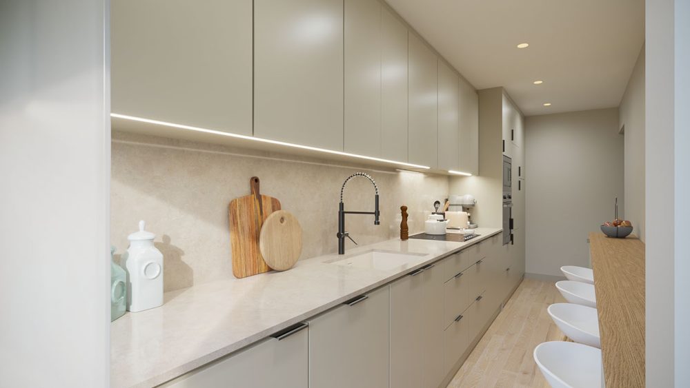 Diseño y render de cocinas
