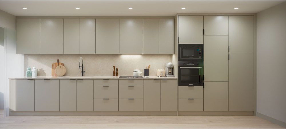 Diseño y render de cocinas