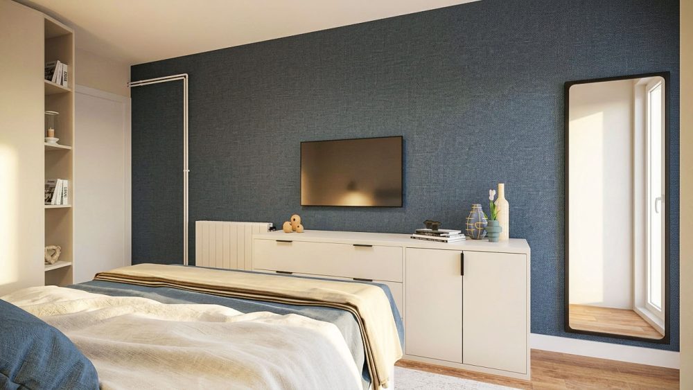 Decoración y renders de dormitorios