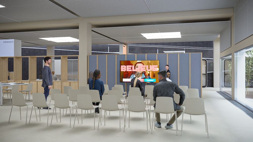AP3D: Renders oficinas Porta 22, Barcelona