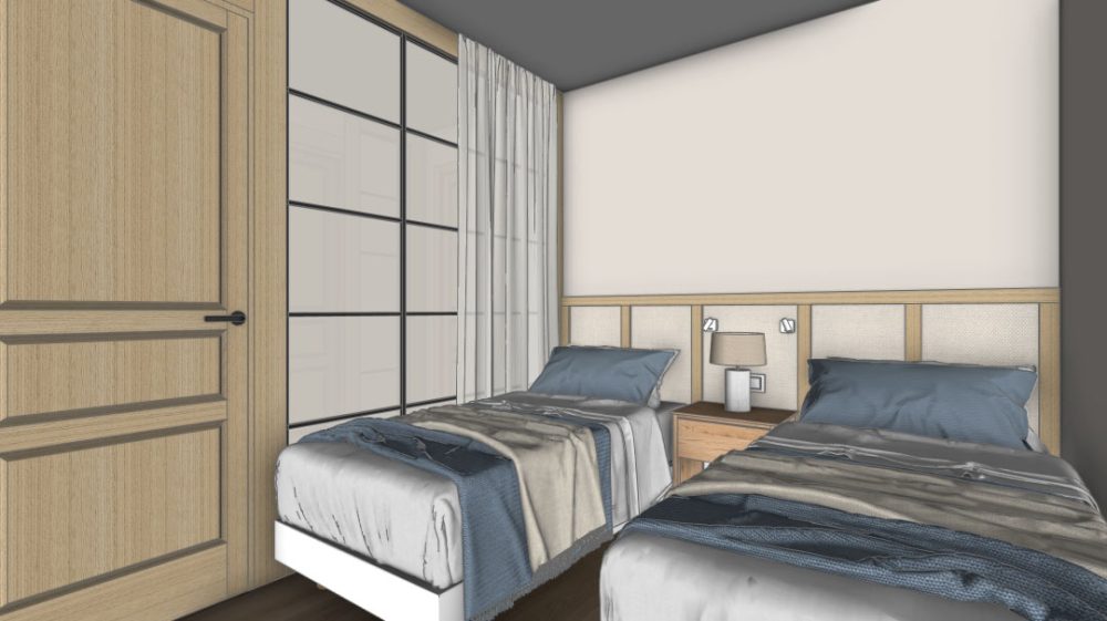AP3D - Renders con IA para proyectos de reforma: modelo de SketchUp
