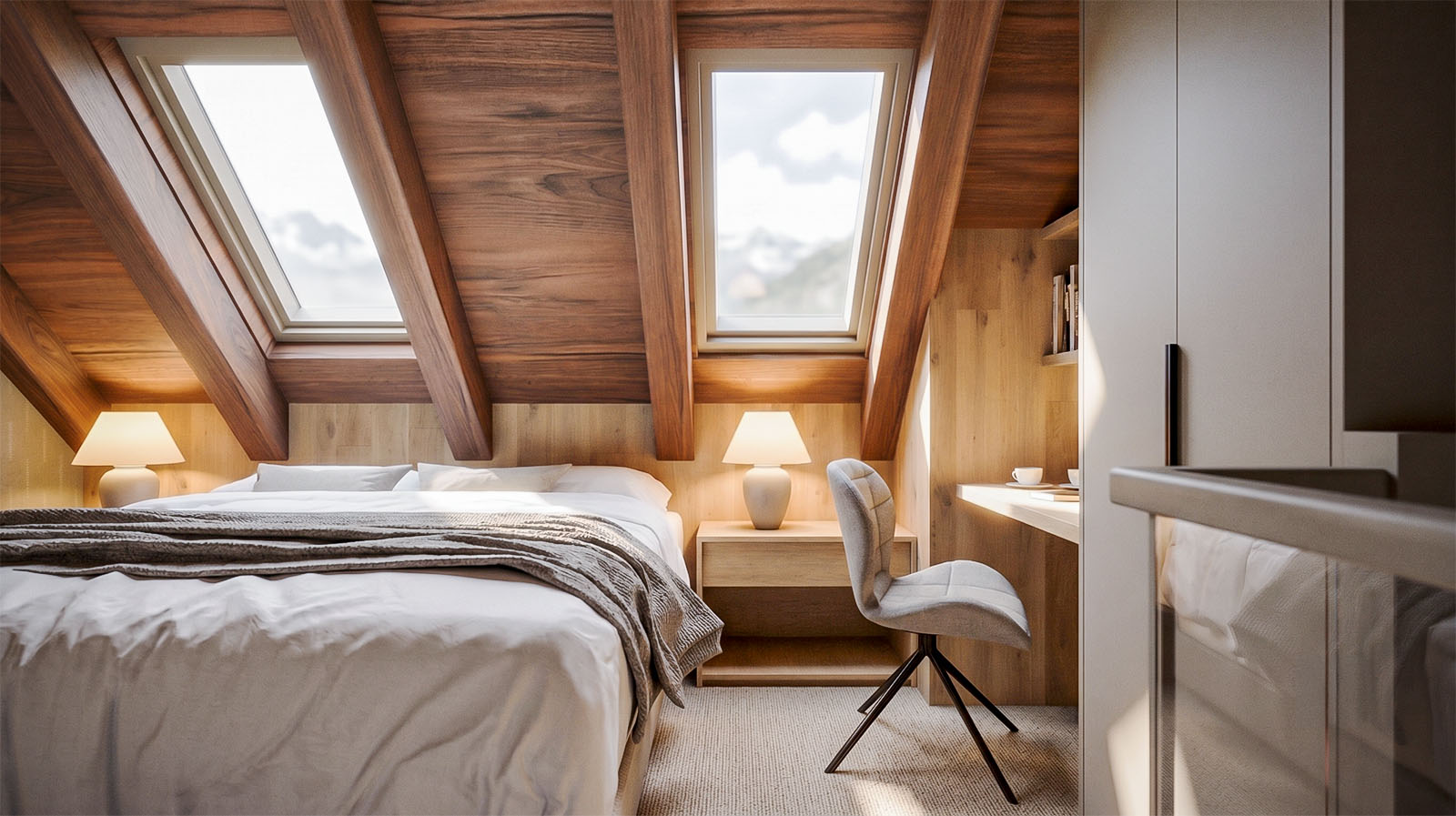 Render de interior creado con inteligencia artificial
